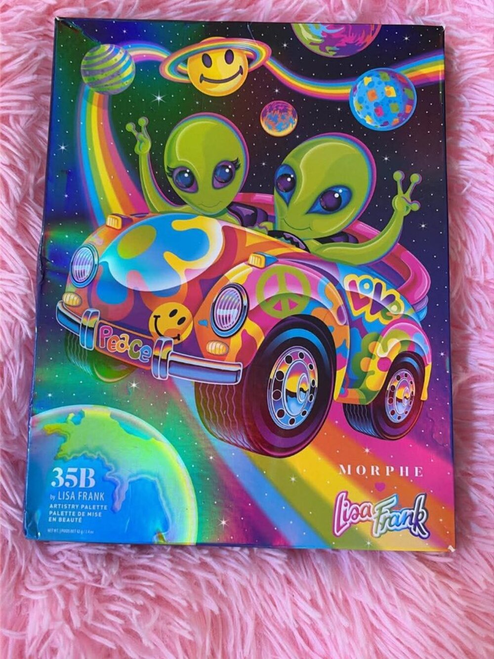 Morphe X Lisa Frank 35B Alien Eyeshadow Palette